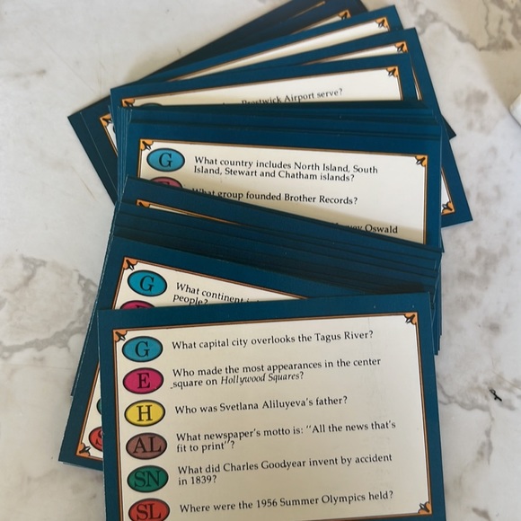 Trivial Pursuit Master Game Genius Edition No 7 - Vintage 1981 Original - Picture 10 of 16